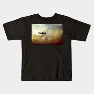 Spitfire Passing Through The Storm Kids T-Shirt